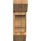 Ekena Millwork Balboa Slat Rough Sawn Bracket w/ Offset Brace, Western Red Cedar, 8"W x 20"D x 24"H BKT0806X20X24BOA06RWR - alternate 3